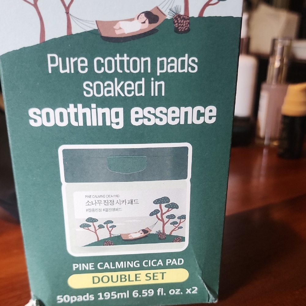 Pine Calming Cica Pad Double Set - Green